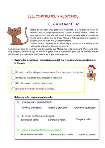 Lecturas de comprension