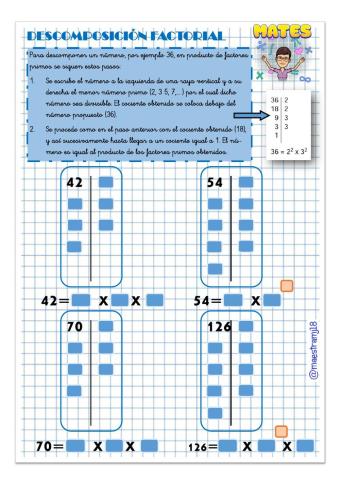 Descomposición factorial