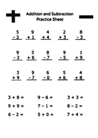 Addition and Subtraction