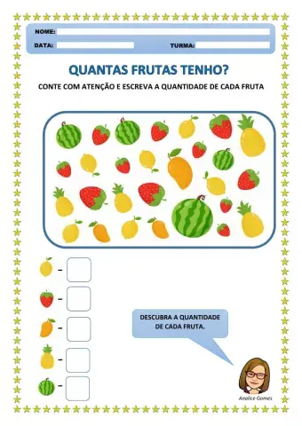 Quantas Frutas Tenho?