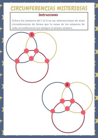 Circunferencias misteriosas