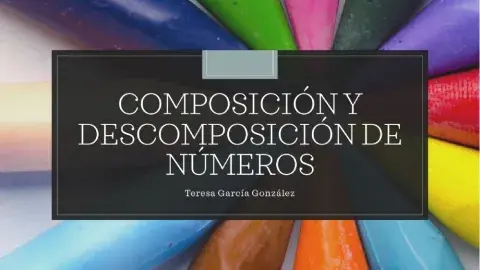 Composición y descomposición de números.