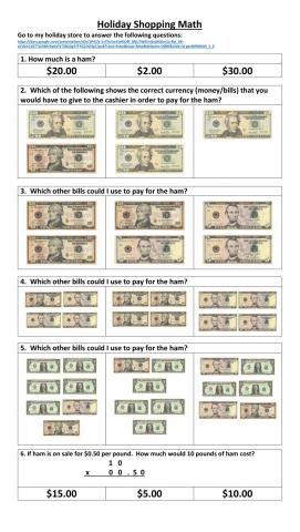 Holiday Shopping - Ham