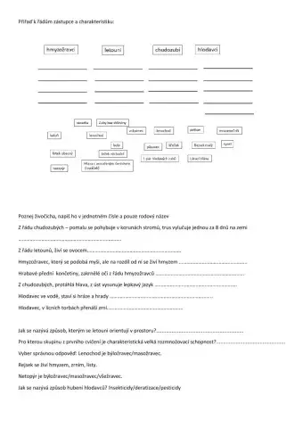 Letouni až hlodavci