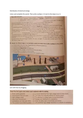 Distribution of electrical energy