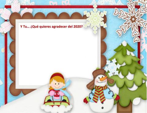 Agradecimientos al año 2020