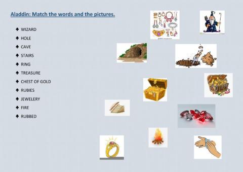 Aladdin and the lamp