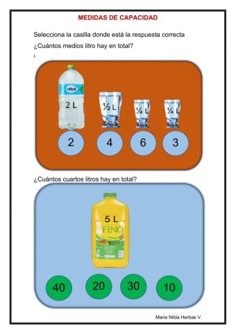 Medidas de capacidad