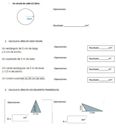 Examen figuras planas II