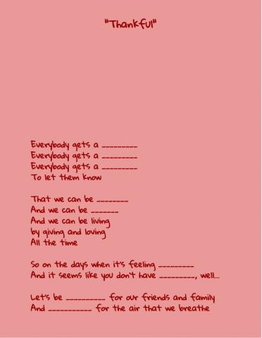 Song - Thankful