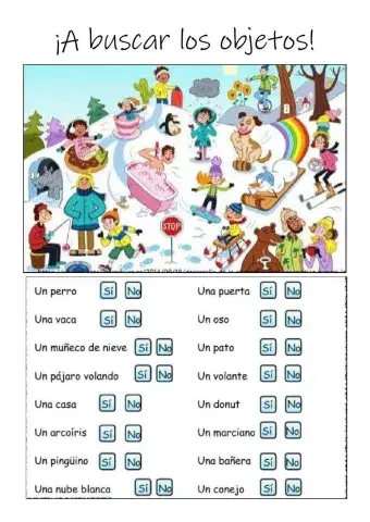 A buscar los objetos