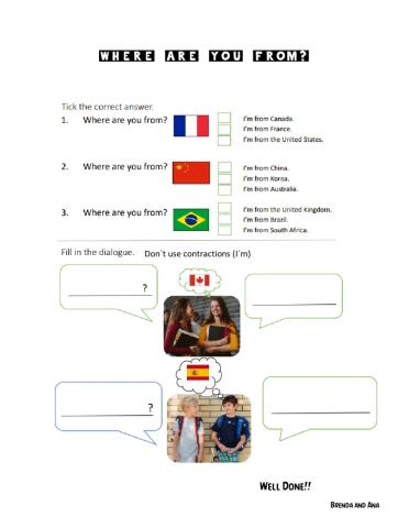 Countries and nationalities