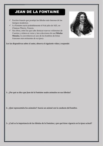 Literatura del Neoclasicismo - Jean de la Fontaine