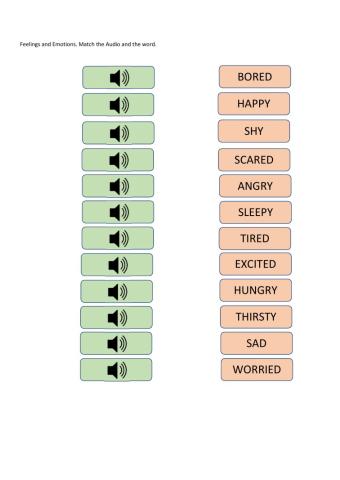 MatchFeelings and Emotions