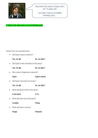 PROPUESTA 12 birthday parties