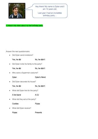 PROPUESTA 12 birthday parties