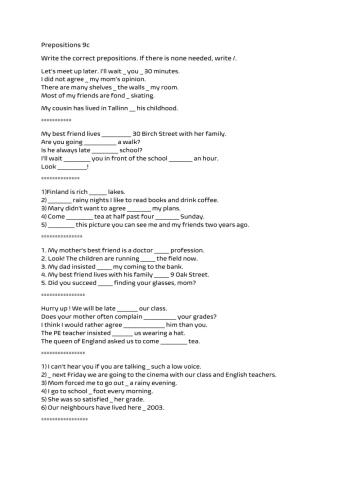 Prepositions 2020 9c