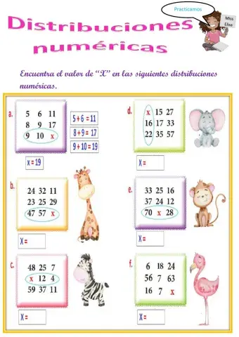 Distribuciones numéricas