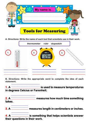 Science Tools for Measuring