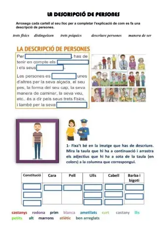 La descripció de persones