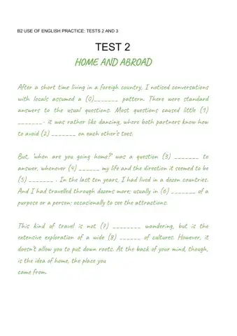 B2 gap filling with options