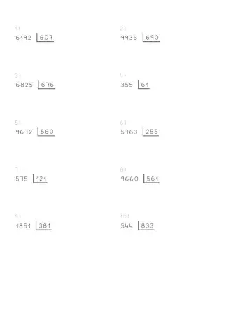Divisiones 2 y 3 cifras