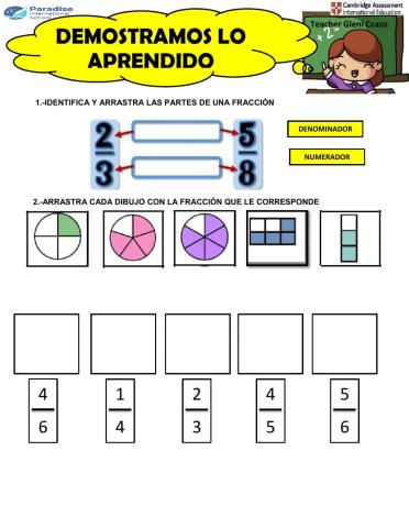 Ficha de fracciones