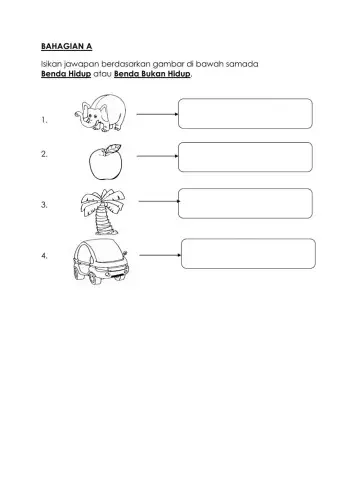 Latihan sains tahun 1