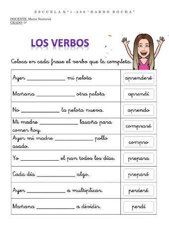Los verbos