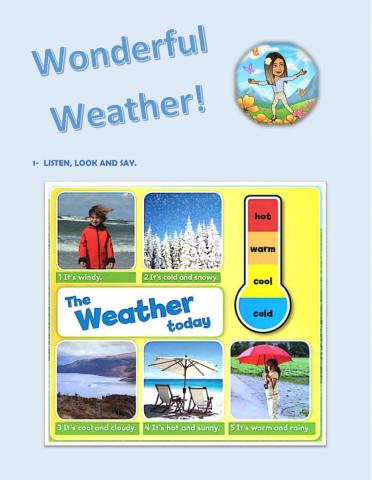 Wonderful Weather! Song