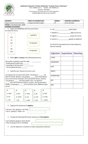 Final exam sthird period 9