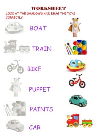 Vocabulary toys