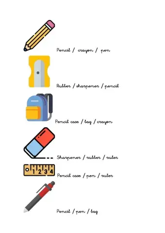 School objects