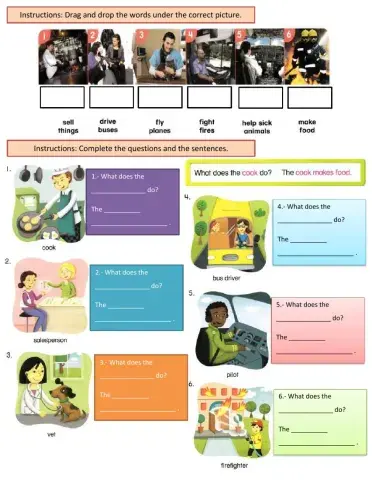 People In Town Activities Simple Present