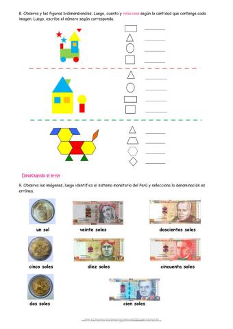 Aplica 10: ejercicios 8 y 9