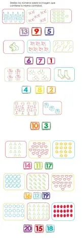 Número y cantidad hasta 20