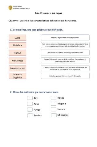 Guía El suelo y sus capas