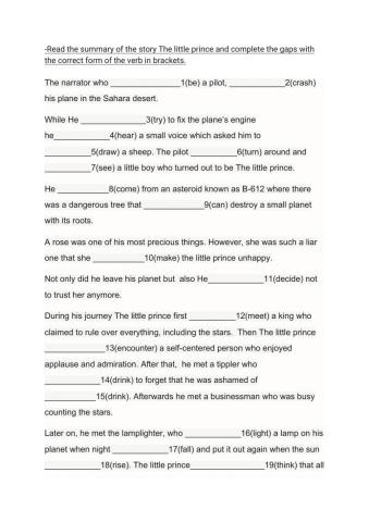 Reading comprehension