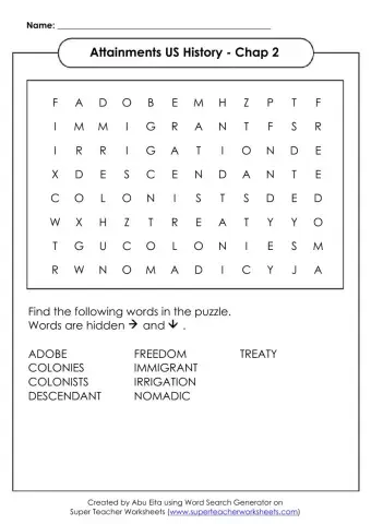 Early Years - Chapter 2 - US History