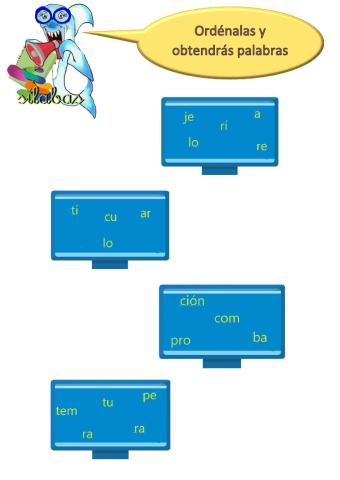 Ordena sílabas