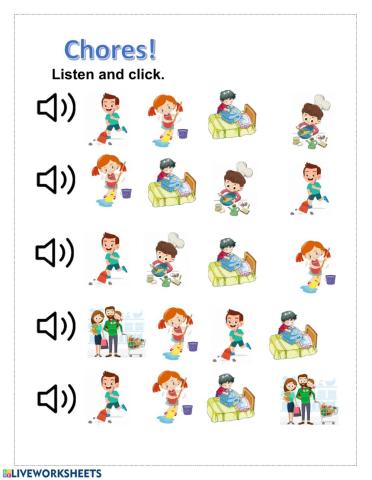 Simple present + chores