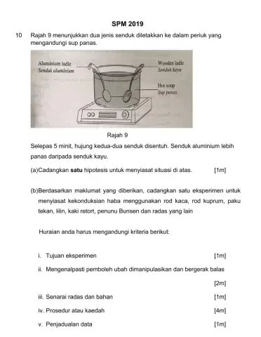 Soalan Sebenar SPM 2019 (Bahagian C: No 10)