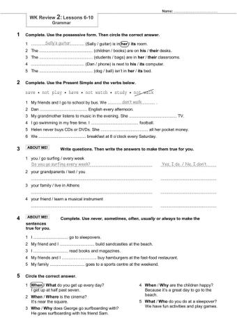 WK1-Review 2-Grammar