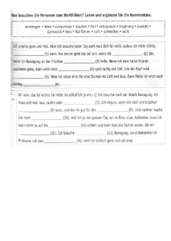 Körper und Gesundheit