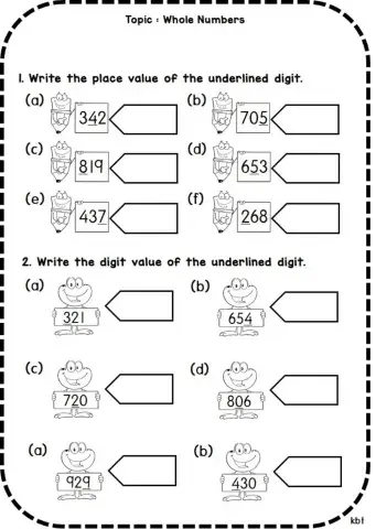 Quiz 3 Mathematics Year 2