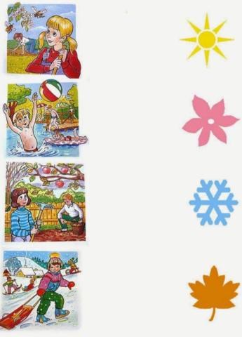 Anotimpurile - potriveste