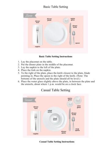 Table setting
