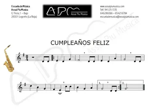 Elementos de una partitura musical