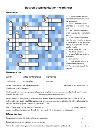 Electronic communication