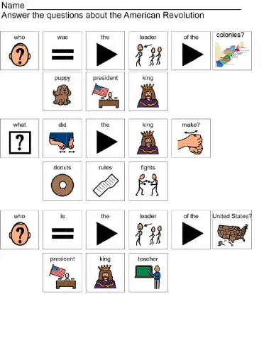 American Revolution Questions